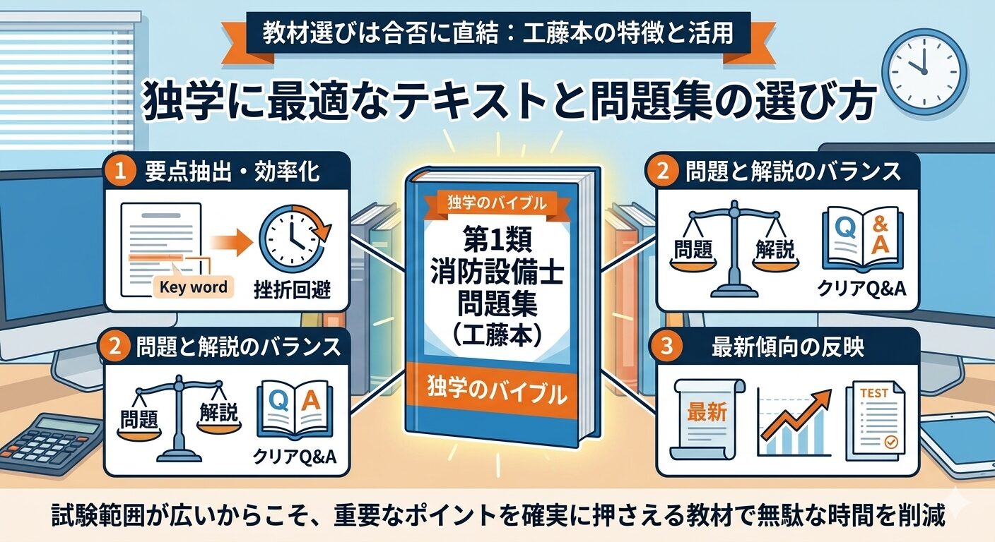 独学に最適なテキストと問題集の選び方