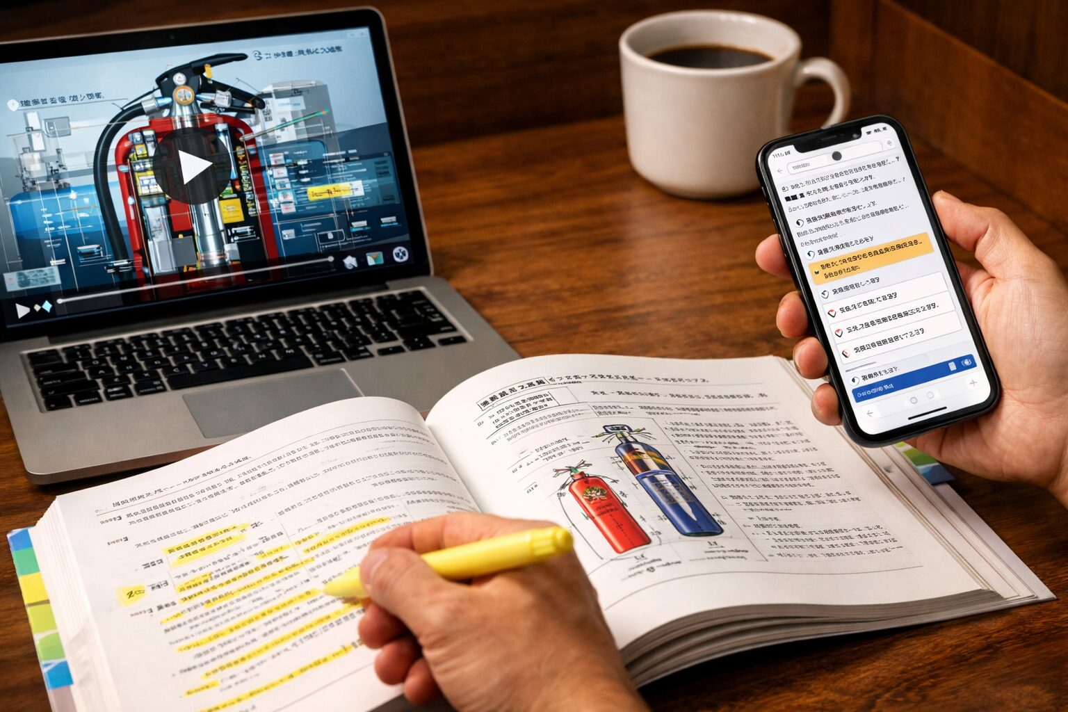 消防設備士乙6に最短合格するための3ステップ教材活用術