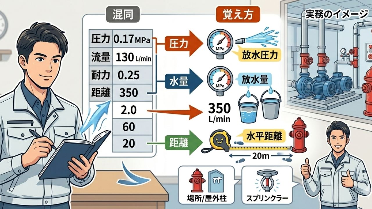 混同しやすい「設置基準」と「数値」の覚え方