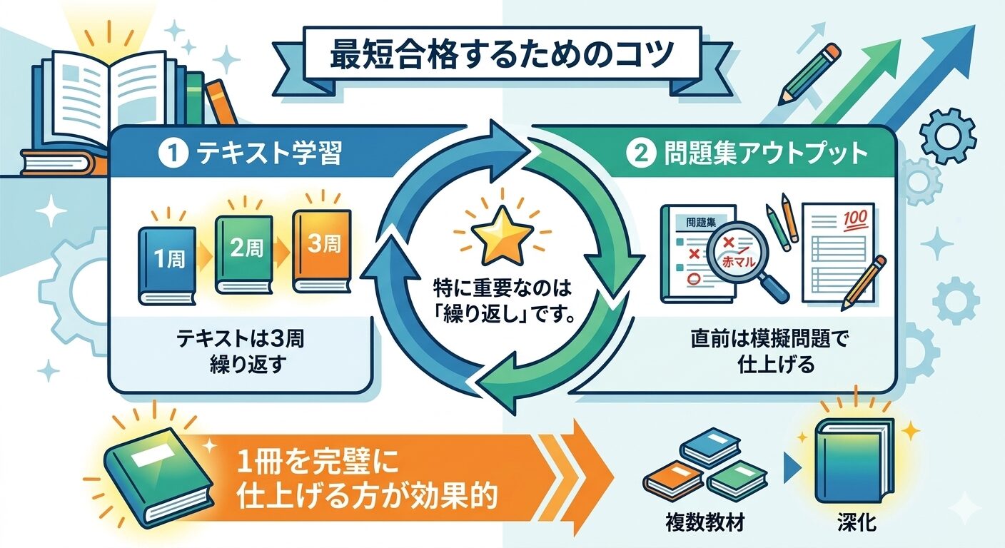 最短合格するためのコツ