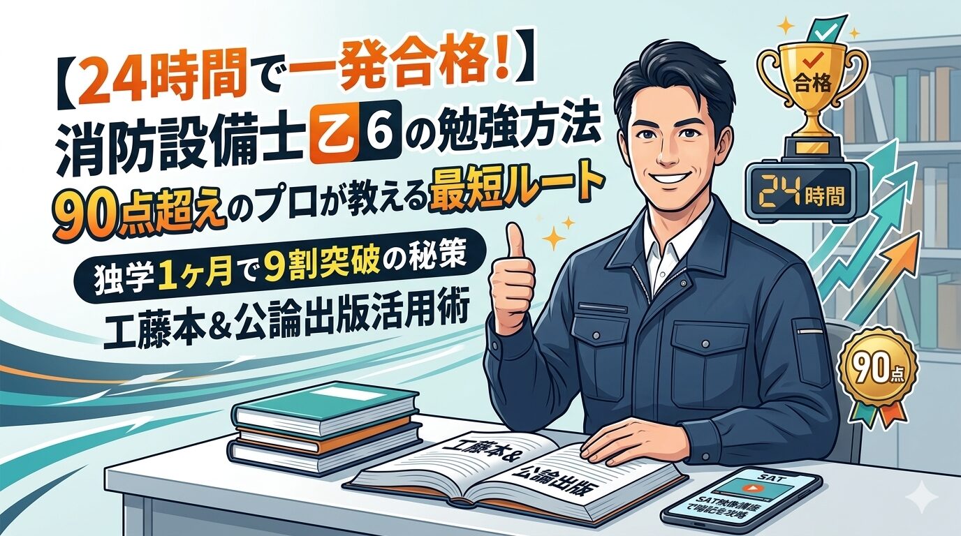 消防設備士 乙 6の勉強方法