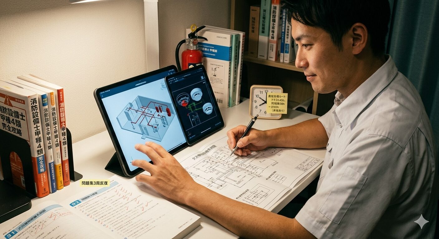 消防設備士 甲種4類の勉強方法