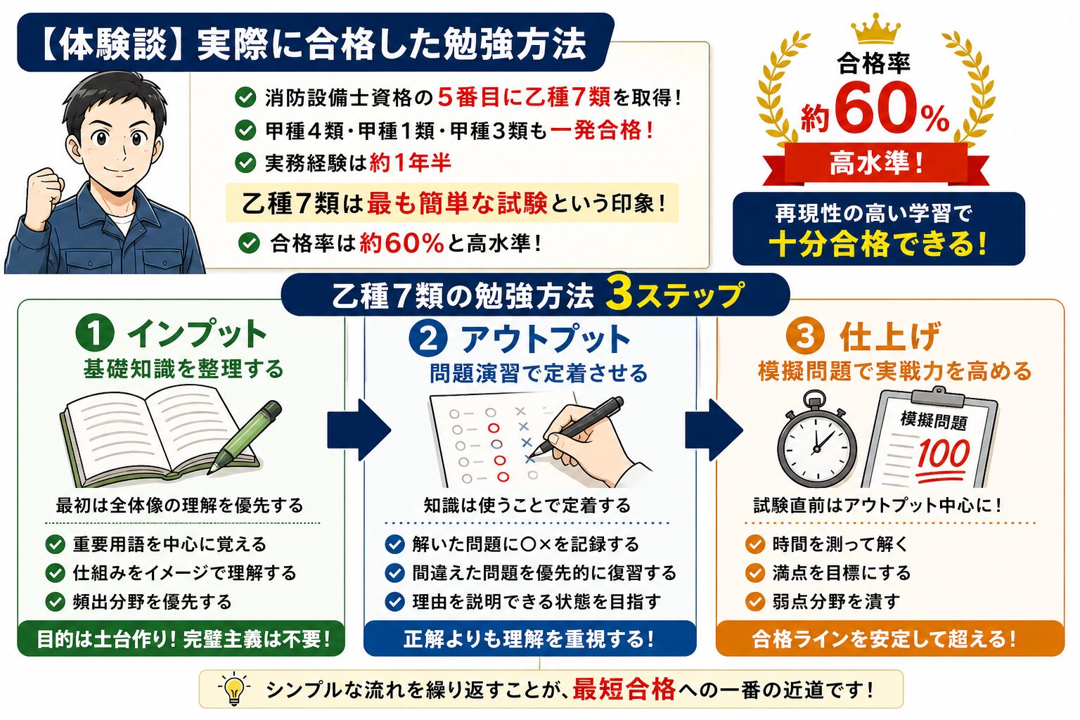 【体験談】実際に合格した勉強方法